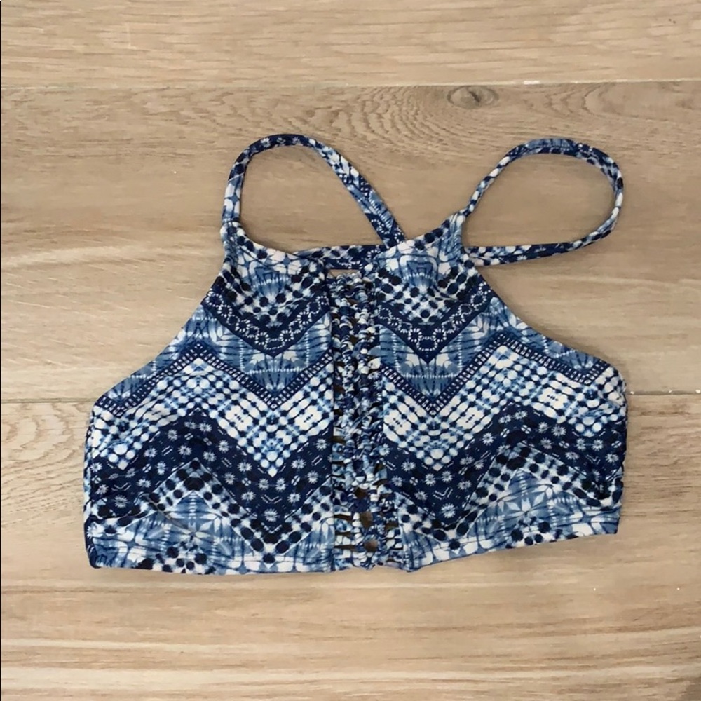 cute blue bathing suit top